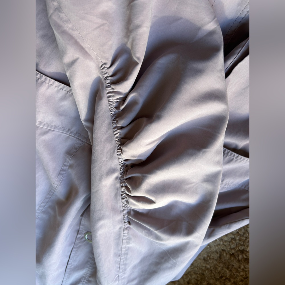 ASOS: Soft Lavender Lightweight Jacket (Fits Oversized) - Picture 3 of 8